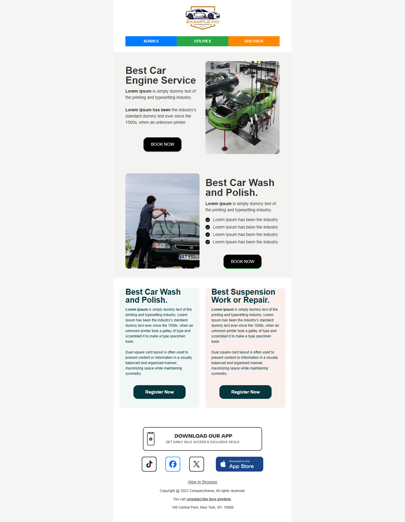 Email Templates for Auto Services